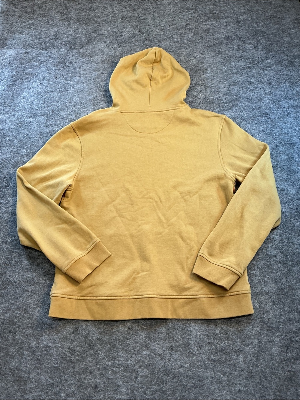 Outback Trading Company Men's Mustard Hoodie with Southwestern Stripe Size M - Picture 4 of 4